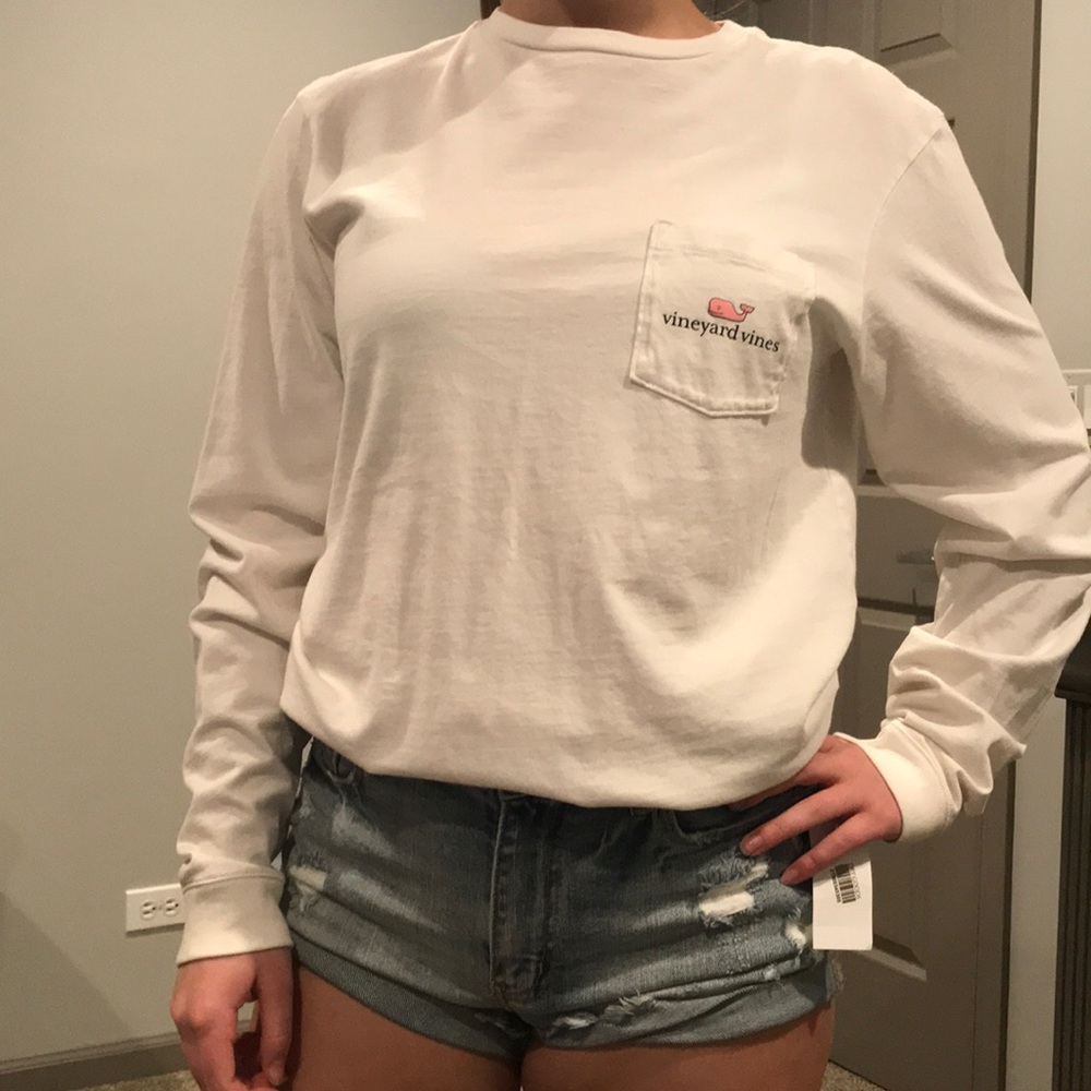 Vineyard vines white long sleeve